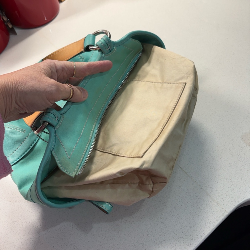Coach Vintage Mini Soho Tiffany Blue Pristine Cont - Picture 5 of 5